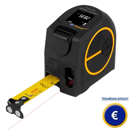 Metro a nastro con laser PCE-LTM 40 sullo shop online