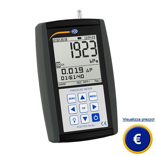 Misuratore di pressione relativa PCE-PDA 1000L sullo shop online