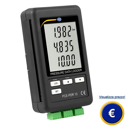 Datalogger per pressione PCE-PDR 10 sullo shop online