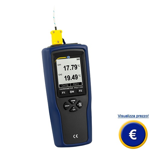 Datalogger per temperatura PCE-T 330 sullo shop online