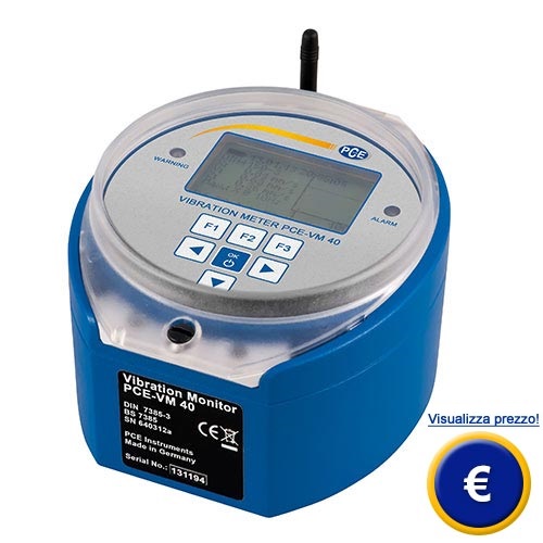 Accelerometro per edifici PCE-VM 40C sullo shop online