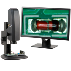 Monitor del microscopio