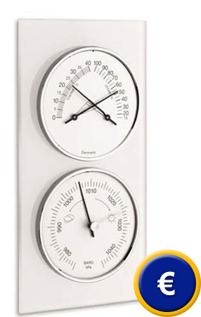 Stazione meteorologica vetro opaco