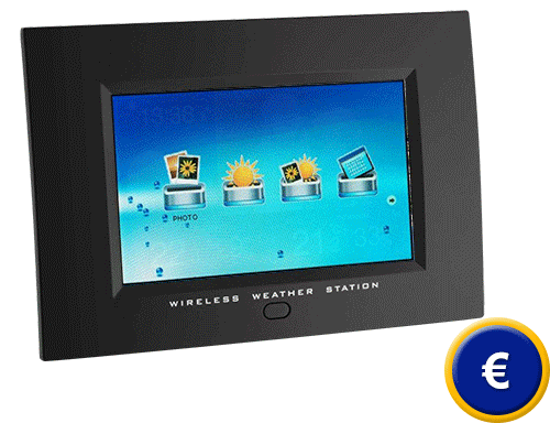 Stazione meteorologica con cornice digitale Viewer