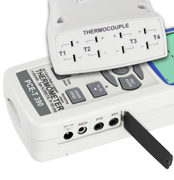 Connessioni del termometro multicanale PCE-T390