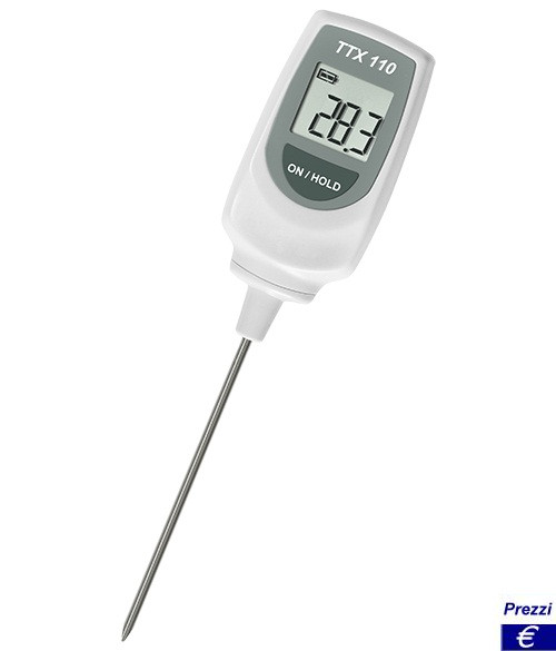 FTVOGUE Termometro per Schiuma da Latte in Acciaio Inossidabile 10~110 ℃ con sonda da 130 mm e caffè Barista con Clip 