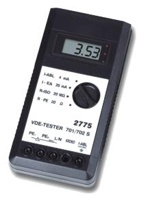 Verificatore VDE 2775 secondo la normativa VDE 0701/702