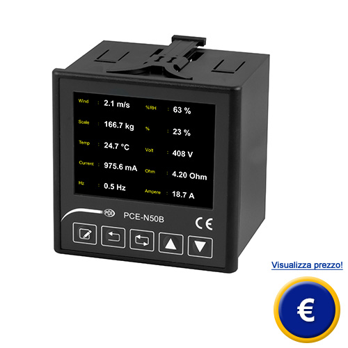 Indicatore universale Modbus PCE-N50B sullo shop online