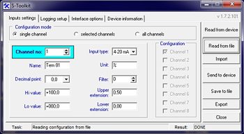 Software per il registratore analogico PAR 99 X