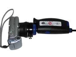 Fotocamera con adattatore