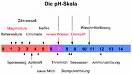 pHMetri: scala di valore pH