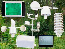 Petierweit Stazione Meteo Professionale con Pluviometro e