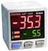 Indicatori di pressione serie DP100 per la misurazione della pressione con uscita di allarme e display, range di -1 ... 1 bar o -1 ... 10 bar